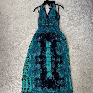 Angie full length, gorgeous cotton dress halter top